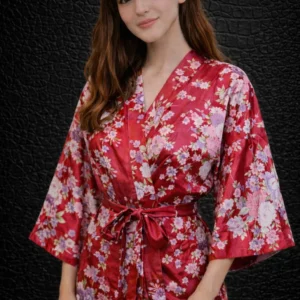 Kimono Cerisier Rouge